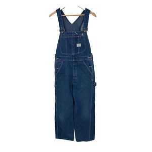 Vintage 70s JC Penny Big Mac Denim Bib Overalls Workwear Sanforized Union 32X30
